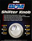 46110 Universal, Pro-Stick Series Shift Knob - White Plastic  Sold individually