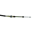 81832 Shift Cable - 4-Foot Length - Black, Universal, Sold individually