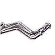 15410 Headers Long Tube, Silver Ceramic Coated, Made of Steel