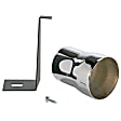 1558 BBK Cold Air Induction Mass Air Flow Sensor Adapter - Steel, Chrome, Direct Fit