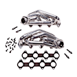 16120 Headers Shorty, Silver Ceramic Coated, Made of Steel