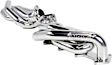 16120 Headers Shorty, Silver Ceramic Coated, Made of Steel