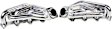 16120 Headers Shorty, Silver Ceramic Coated, Made of Steel