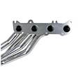 16340 Headers Long Tube, Silver Ceramic Coated, Made of Steel