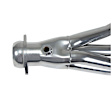 16340 Headers Long Tube, Silver Ceramic Coated, Made of Steel
