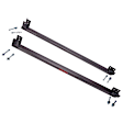 2506 Subframe Connectors - Powdercoated Gray, Steel, Direct Fit