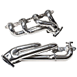 40050 Headers Shorty, Silver Ceramic Coated, Made of Steel