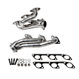 40100 Headers Shorty, Silver Ceramic Coated, Made of Steel