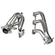 40100 Headers Shorty, Silver Ceramic Coated, Made of Steel