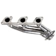 40100 Headers Shorty, Silver Ceramic Coated, Made of Steel