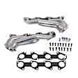 40120 Headers Shorty, Silver Ceramic Coated, Made of Steel
