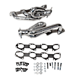 40140 Headers Shorty, Silver Ceramic Coated, Made of Steel
