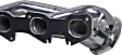 40280 Headers Shorty, Silver Ceramic Coated, Made of Steel