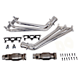 40410 Headers Long Tube, Silver Ceramic Coated, Made of Steel