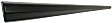 Front, Passenger Side Door Molding and Beltlines, Black, Sedan, E36 Body, Base Model