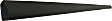 Front, Passenger Side Door Molding and Beltlines, Black, E46, Sedan/Wagon