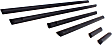 Front, Driver and Passenger Side Door Molding and Beltlines, Black, Sedan, E36 Body, Base Model