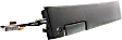 Front, Driver Side Smooth Black Exterior Door Handle, With Key Hole