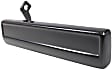 Front, Passenger Side Exterior Door Handle, Smooth Black, Without Key Hole