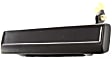 Front, Driver Side Exterior Door Handle, Smooth Black, Without Key Hole 