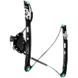 Front, Passenger Side Window Regulator, Power, Without Motor, E46 Body, Sedan/Wagon, Base Model