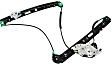 Front, Passenger Side Window Regulator, Power, Without Motor, E46 Body, Sedan/Wagon, Base Model