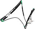Front, Passenger Side Window Regulator, Power, Without Motor, E46 Body, Sedan/Wagon, Base Model