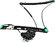 Front, Passenger Side Window Regulator, Power, Without Motor, E46 Body, Sedan/Wagon, Base Model