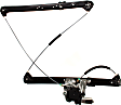 Front, Passenger Side Power Window Regulator, With Motor