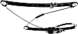 Front, Driver Side Power Window Regulator, With Motor