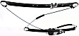 Front, Driver Side Power Window Regulator, With Motor
