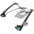 2003 BMW 530i Base - Front, Passenger Side Power Window Regulator, With Motor