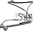 2001-2003 BMW 530i - Front, Driver Side Window Regulator, Power, Base Model