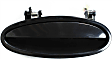 1999 Pontiac Grand Prix - Rear, Driver Side Smooth Black Exterior Door Handle, Without Key Hole