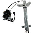 2000 Oldsmobile Intrigue - Rear, Driver Side Power Window Regulator, With Motor