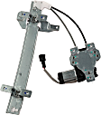 2000 Oldsmobile Intrigue - Rear, Driver Side Power Window Regulator, With Motor