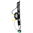 Rear, Passenger Side Window Regulator, Power, Without Motor, E46 Body, Sedan/Wagon