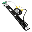 Rear, Passenger Side Window Regulator, Power, Without Motor, E46 Body, Sedan/Wagon