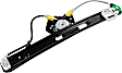 Rear, Driver Side Window Regulator, Power, Without Motor, E46 Body, Sedan/Wagon