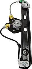 Rear, Driver Side Window Regulator, Power, Without Motor, E46 Body, Sedan/Wagon
