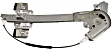 Rear, Driver Side Window Regulator, Power, 6 Cyl., 3.8L Engine