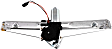 Rear, Driver Side Window Regulator, Power, With Motor, E46 Body, Sedan/Wagon