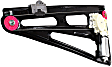 Rear, Passenger Side Window Regulator, Power, Base Model