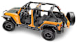 BTJK07R2 Cargo Mat, Molded Cargo Liner, Gray, Made of Polypropylene, BedTred for Jeep Series
