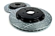 2302066 Rear Brake Disc, Cross-drilled and Slotted, Vented, 6.2L, 8Cyl