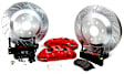 4261049R Extreme Series - 15in. Cross Drilled and Slotted, Red Powdercoated 6-Piston Caliper, 2-Wheel Set