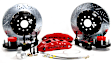 4261202S Extreme Series - 14in. Cross Drilled and Slotted, Silver Powdercoated 6-Piston Caliper, 2-Wheel Set