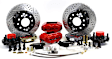 4261337R SS4 Series - 11in. Cross Drilled and Slotted, Red Powdercoated 2-Piston Caliper, 2-Wheel Set