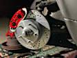 4261561R Classic Series - 11.29in. Cross Drilled and Slotted, Red Powdercoateded 2-Piston Caliper, 2-Wheel Set