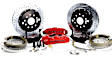 4262288R Pro Series - 13in. Cross Drilled and Slotted, Red Powdercoated 6-Piston Caliper, 2-Wheel Set